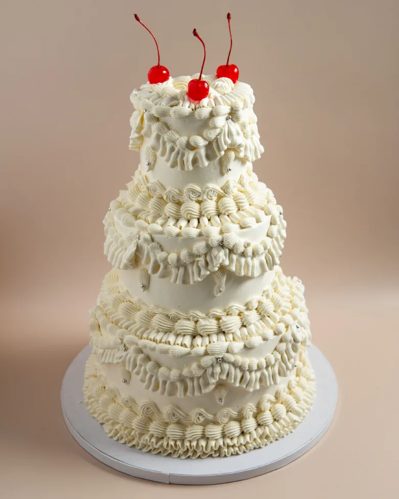 Pastel Boda Vintage Cherry