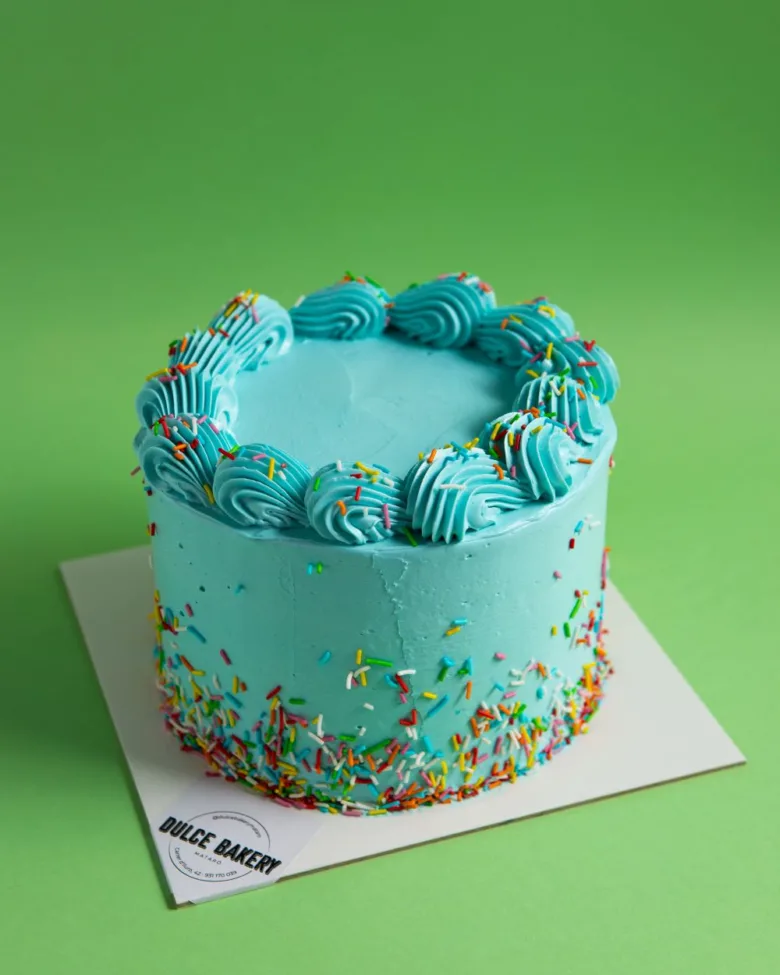 Pastel confetti azul