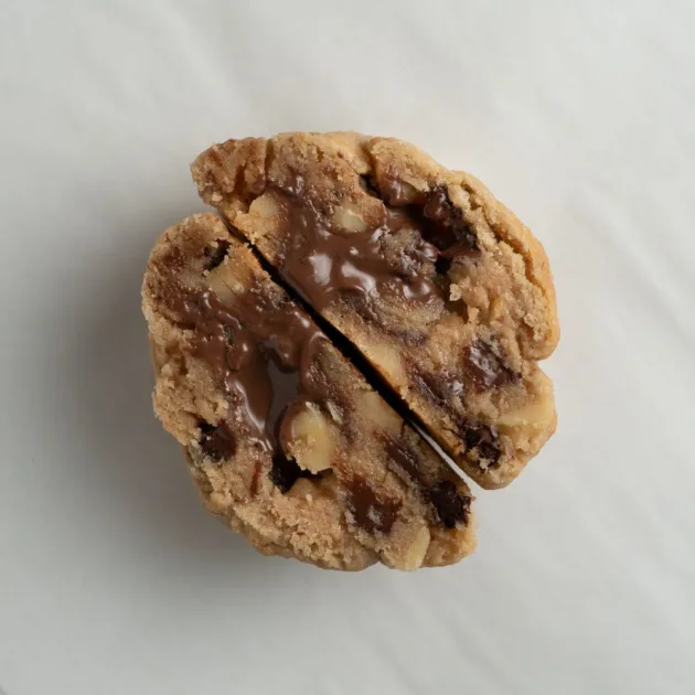 Cookie Nutella con nueces