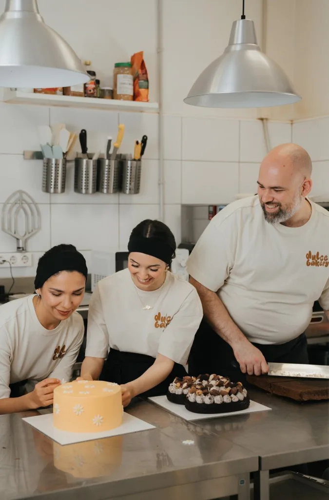 Equipo en el obrador